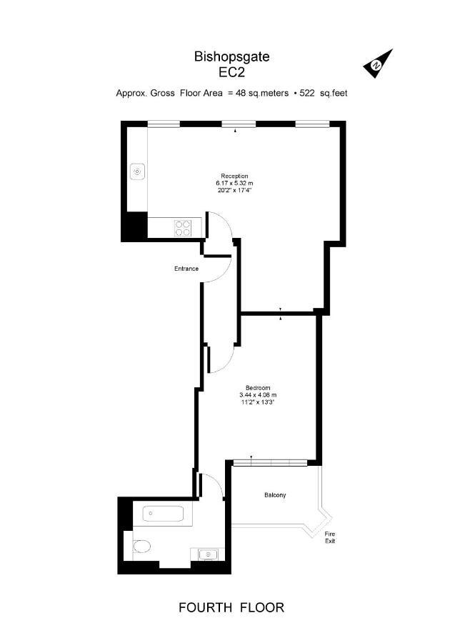 Apartment 4, 48 Bishopsgate By City Living London Eksteriør billede